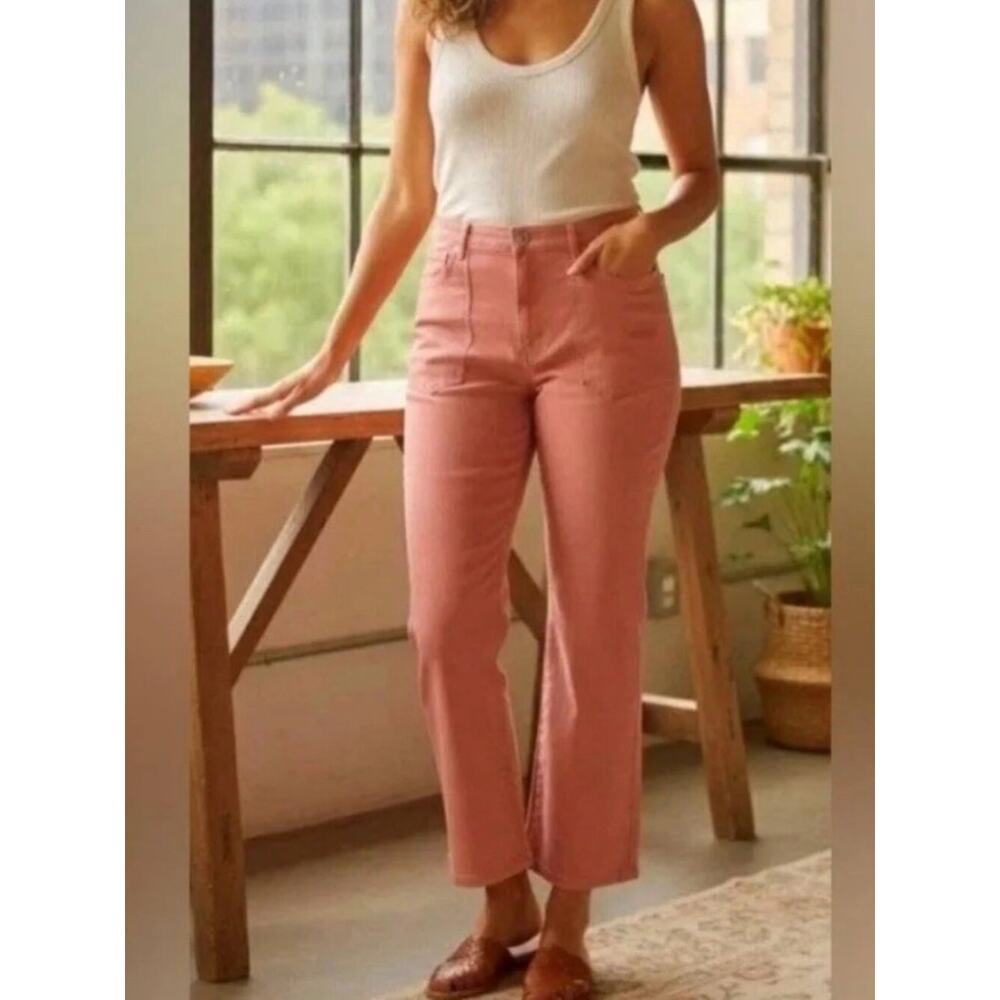NWT Joie Shally Jeans in Guava Straight Leg